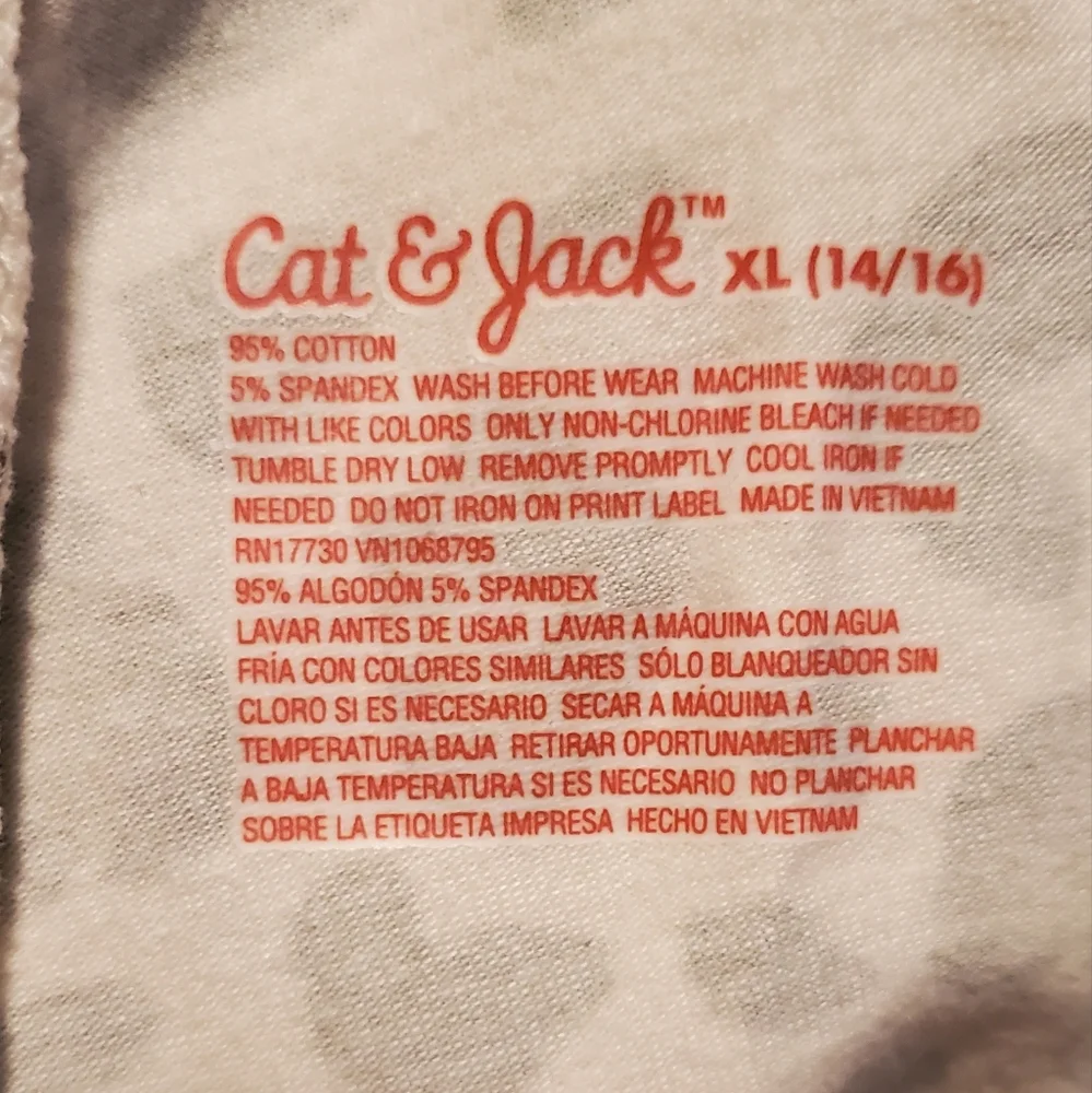 Cat & Jack leopard print leggings Size XL (14/16)‎ - NWOT
